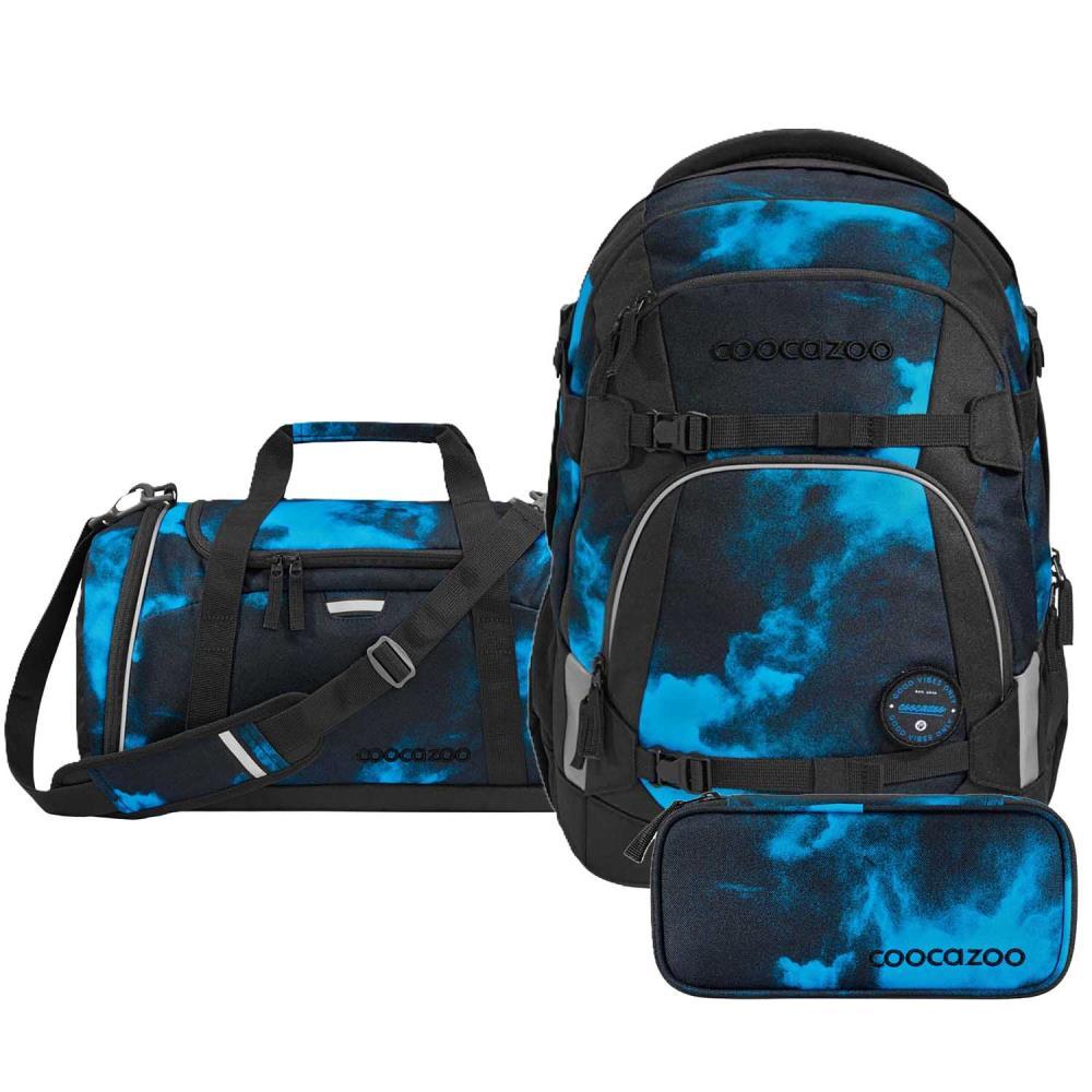 Coocazoo Mate Mystic Clouds Schulrucksack Set 3tlg.