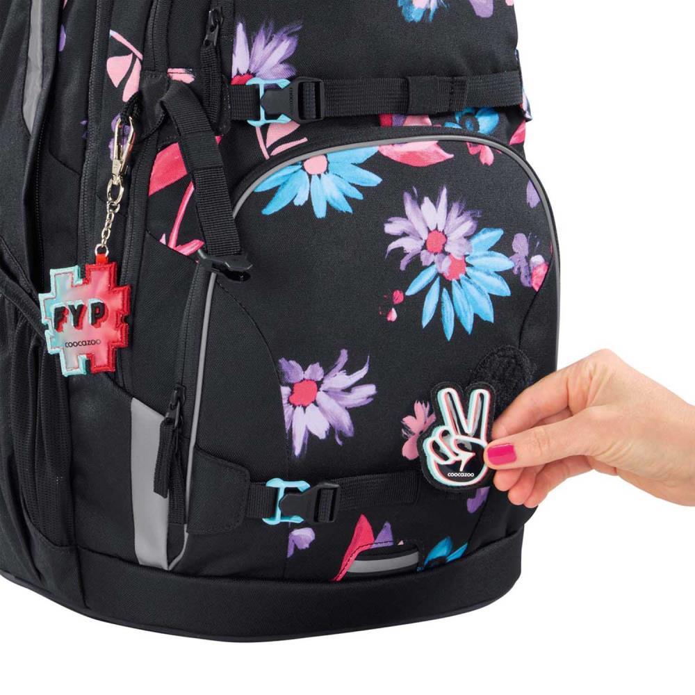 Coocazoo Porter Floral Artnight Schulrucksack Set 2tlg.