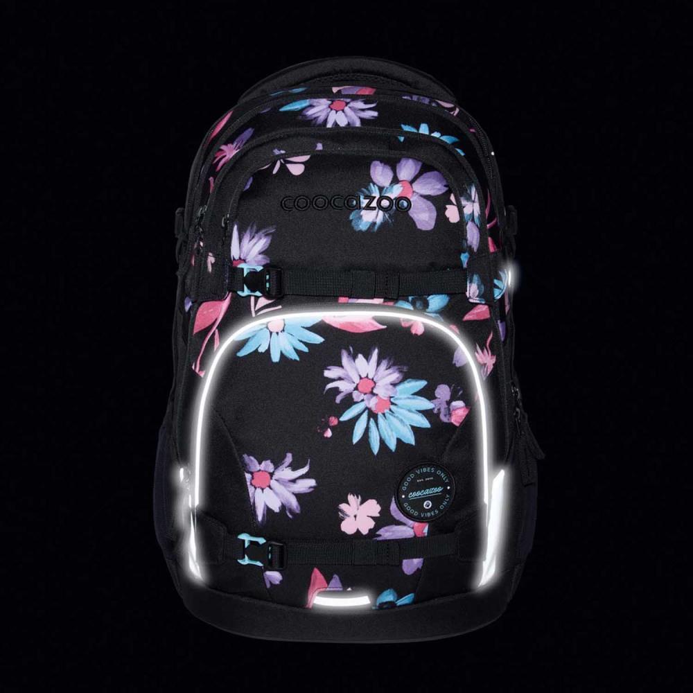Coocazoo Porter Floral Artnight Schulrucksack Set 2tlg.