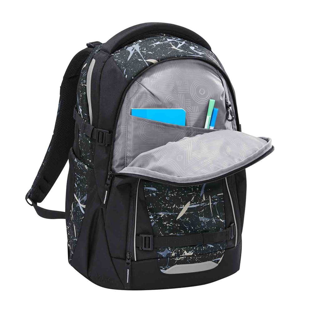 Coocazoo Mate Reflective Splash Schulrucksack Set 3tlg.
