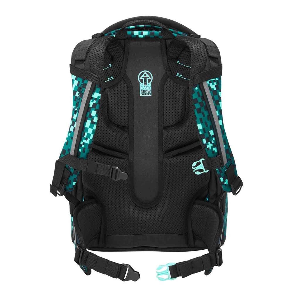 Coocazoo Mate Pixel Blox Schulrucksack Set 3tlg.