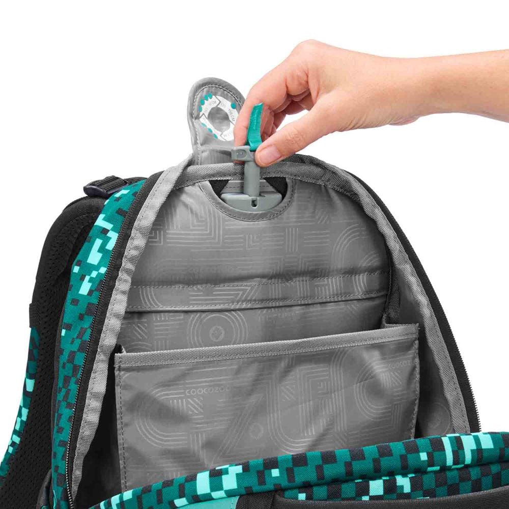 Coocazoo Mate Pixel Blox Schulrucksack Set 3tlg.
