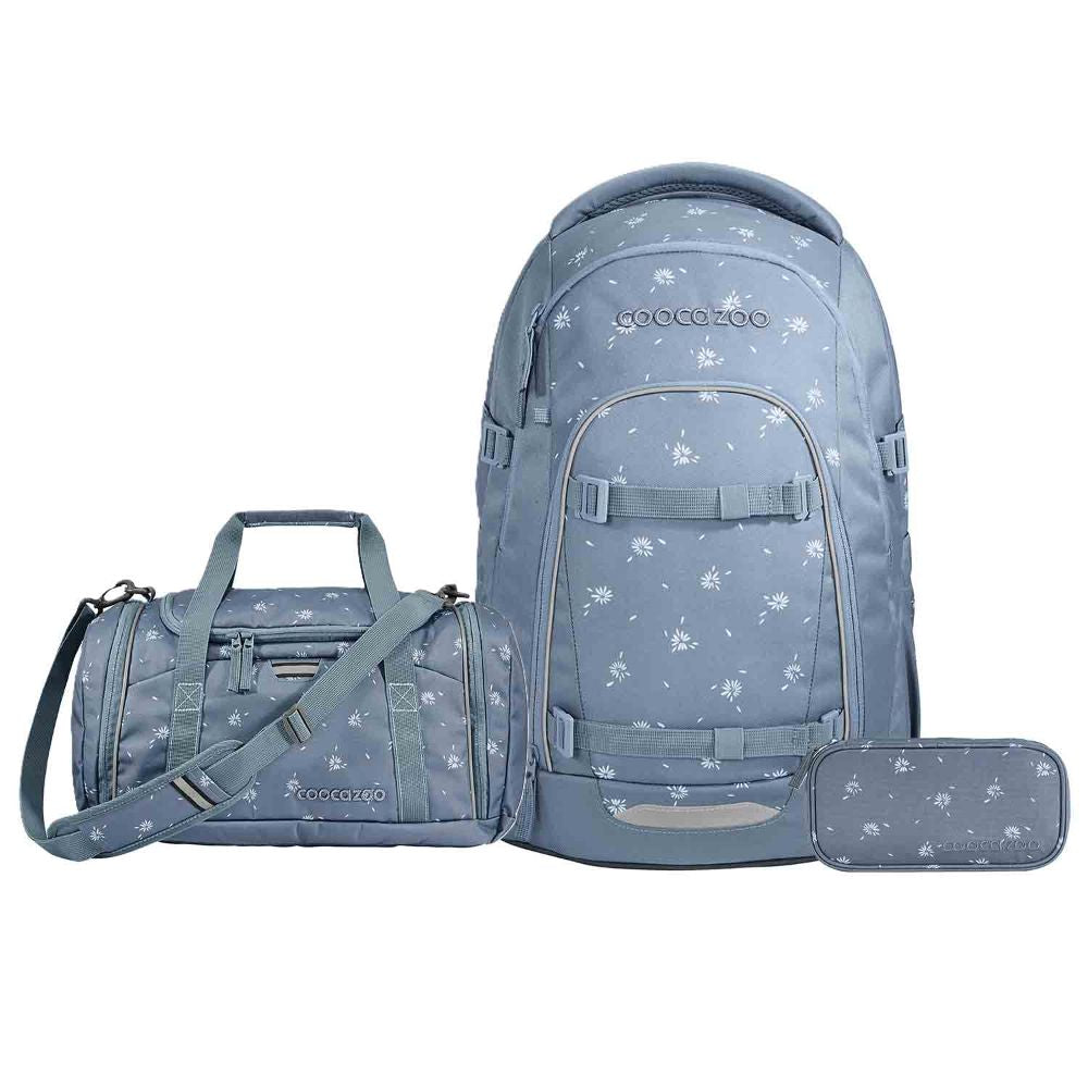 Coocazoo Mate Bloomy Daisy Schulrucksack Set 3tlg.