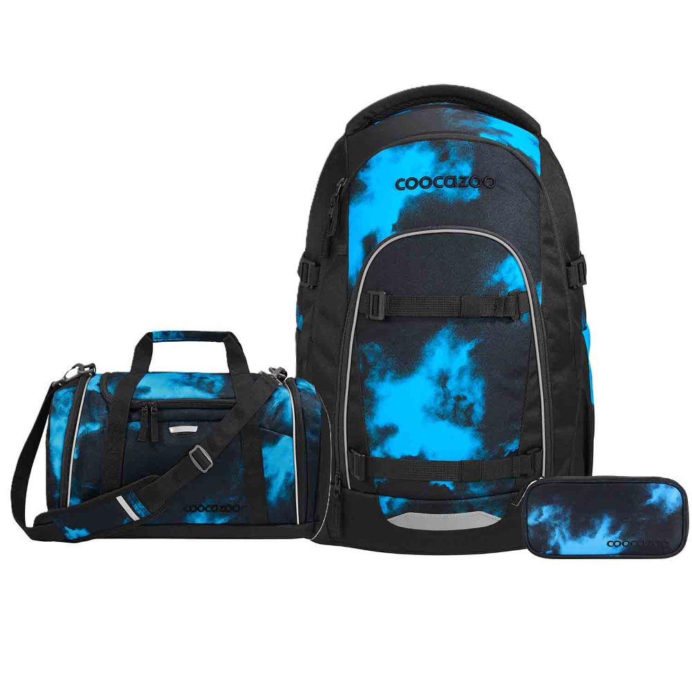 Coocazoo Mate Mystic Clouds Schulrucksack Set 3tlg.