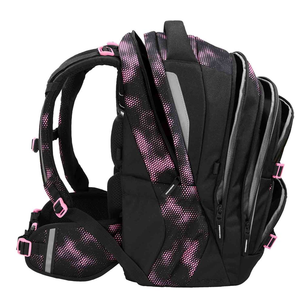 Coocazoo Porter Pink Illusion Schulrucksack Set 2tlg.