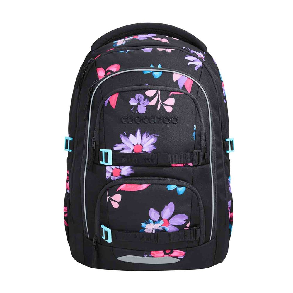 Coocazoo Porter Floral Artnight Schulrucksack Set 2tlg.