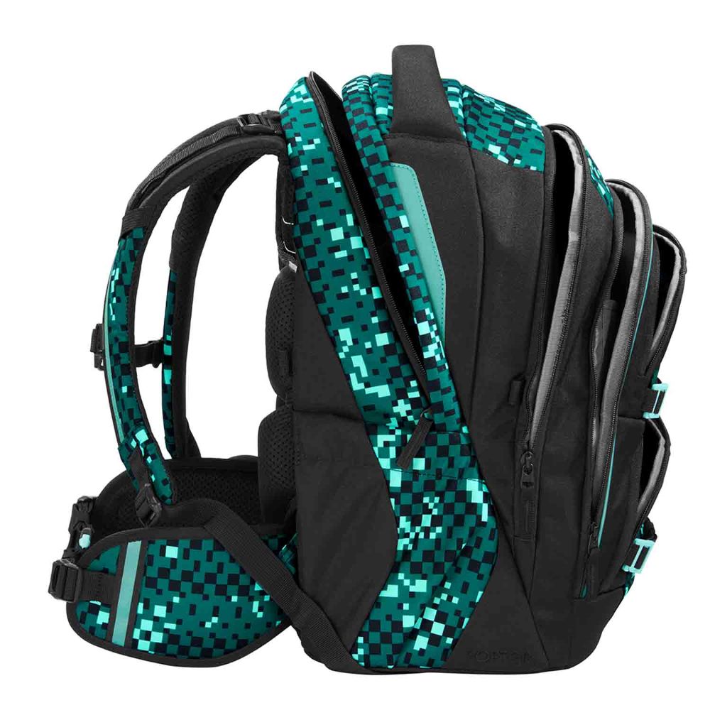 Coocazoo Porter Pixel Blox Schulrucksack Set 2tlg.