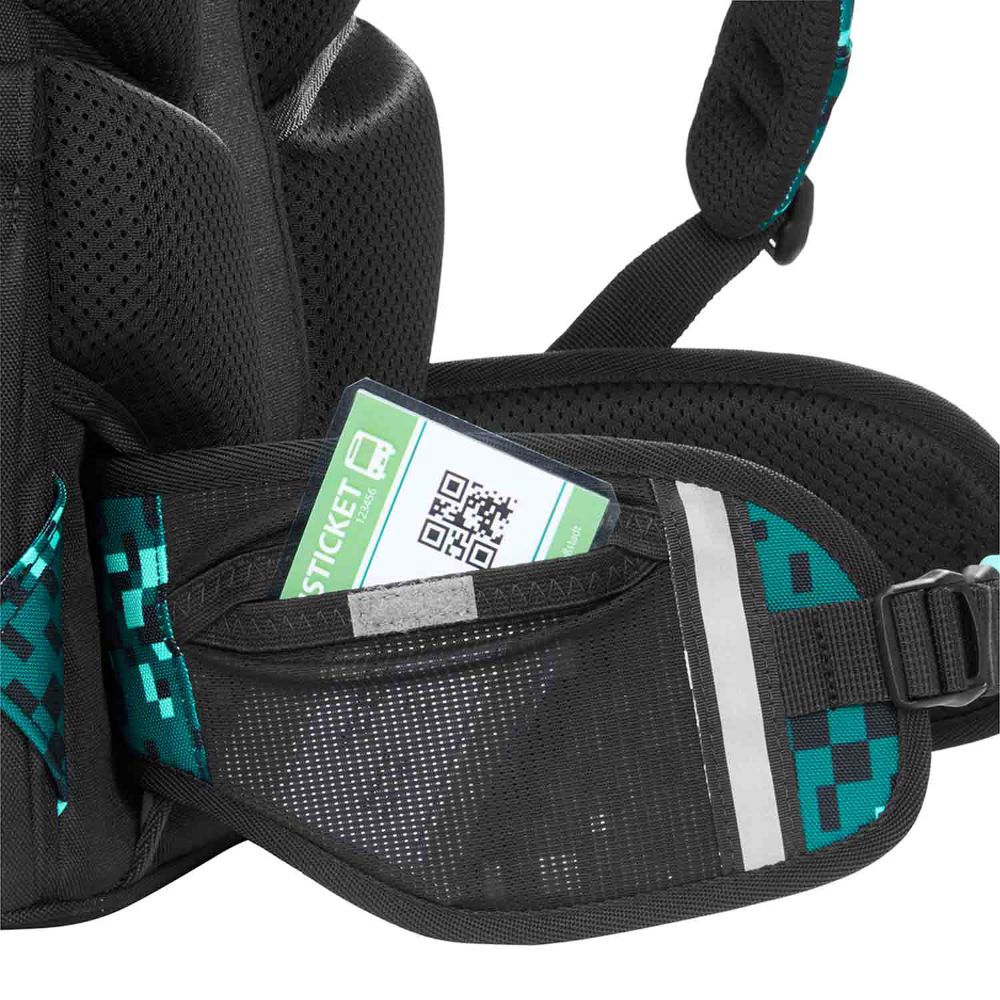 Coocazoo Porter Pixel Blox Schulrucksack Set 2tlg.