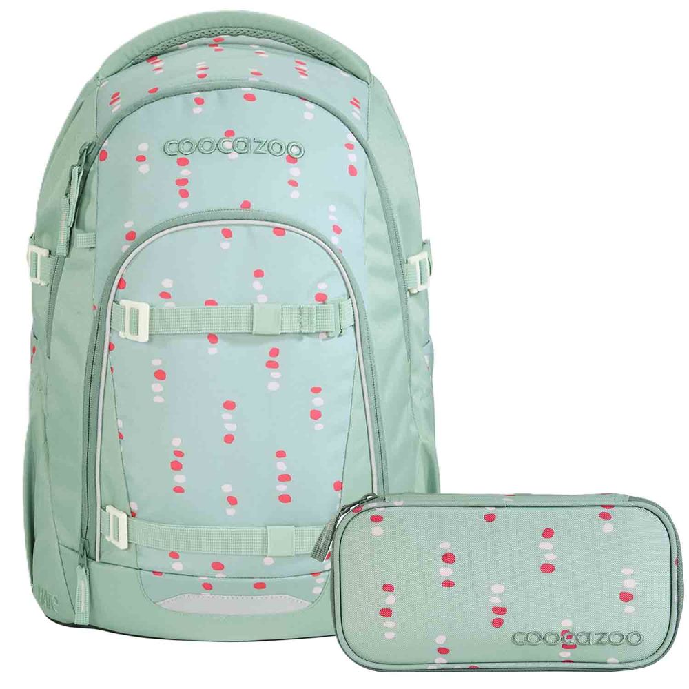 Coocazoo Mate Dancing Dots Schulrucksack Set 2tlg.