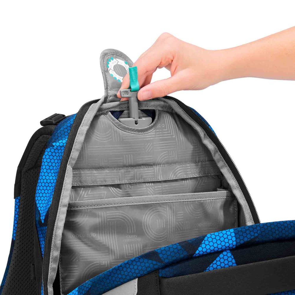 Coocazoo Porter Electric Ice Schulrucksack Set 3tlg.