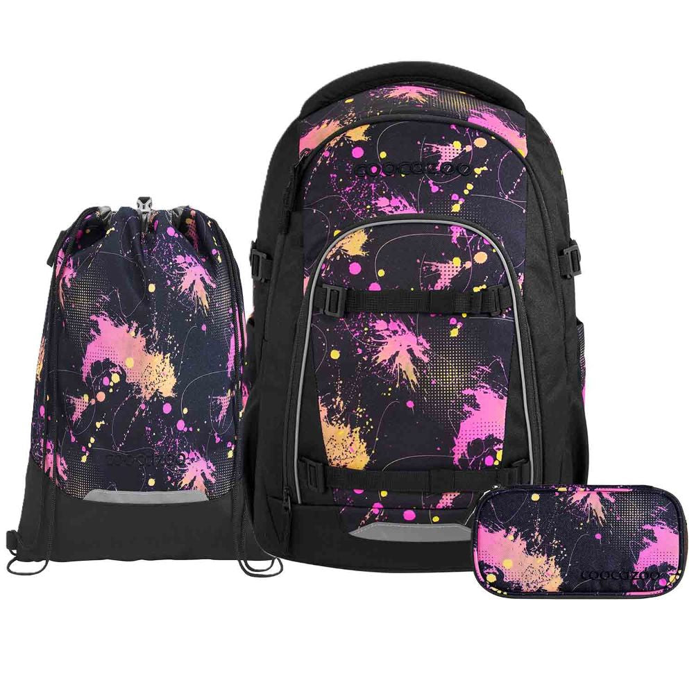 Coocazoo Mate Colour Drift Schulrucksack Set 3tlg.