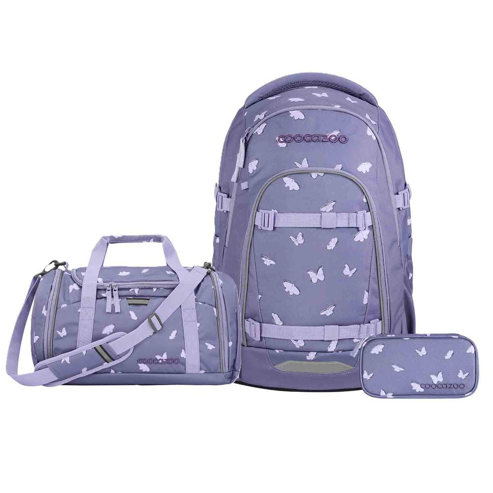 Coocazoo Mate Reflective Wings Schulrucksack Set 3tlg.