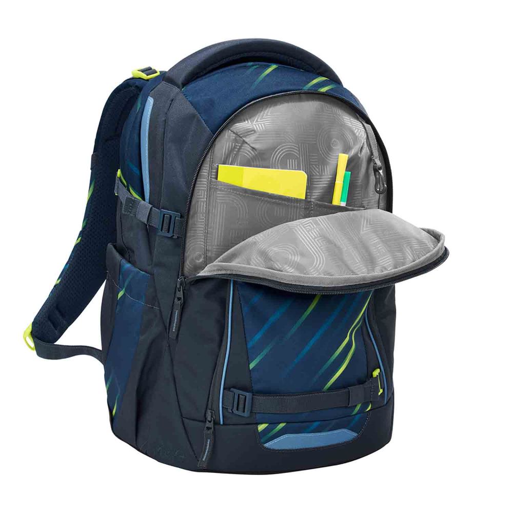 Coocazoo Mate Fast Lime Schulrucksack Set 3tlg.