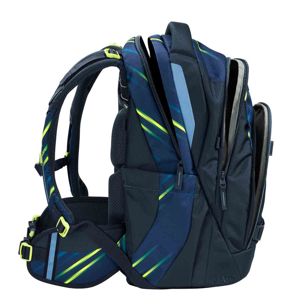 Coocazoo Mate Fast Lime Schulrucksack Set 2tlg.