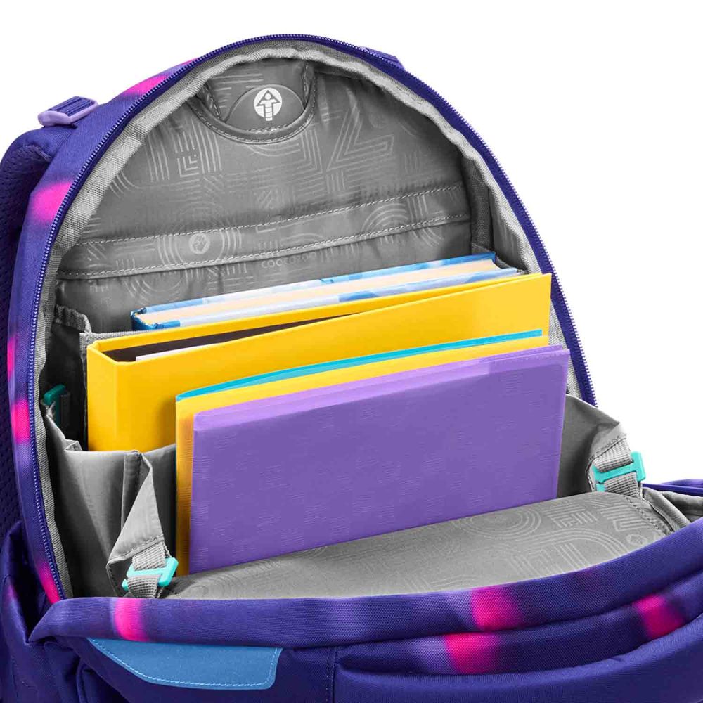 Coocazoo Porter Aurora Glow Schulrucksack Set 3tlg.