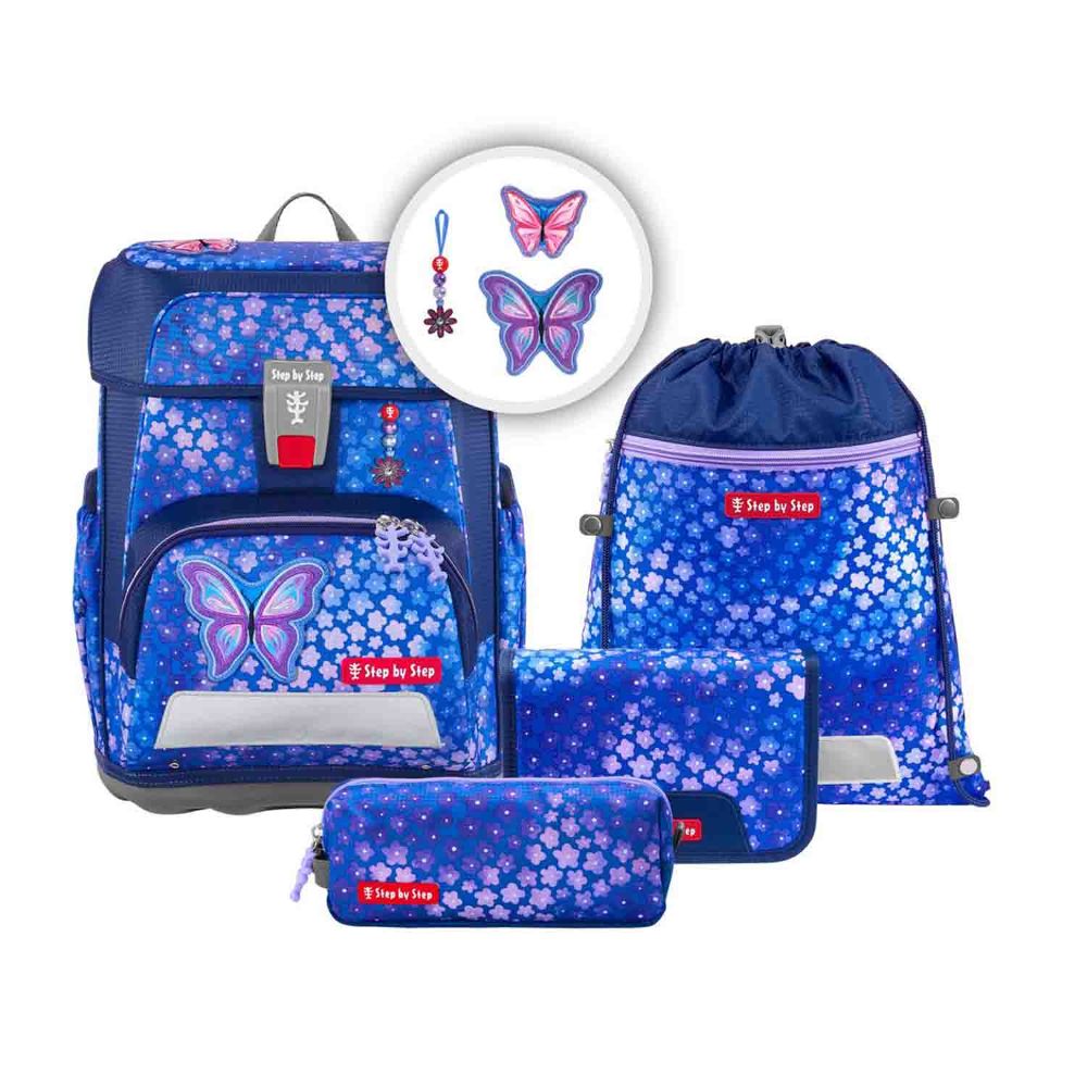 Step by Step Cloud Butterfly Maja Schulranzen Set 5tlg.