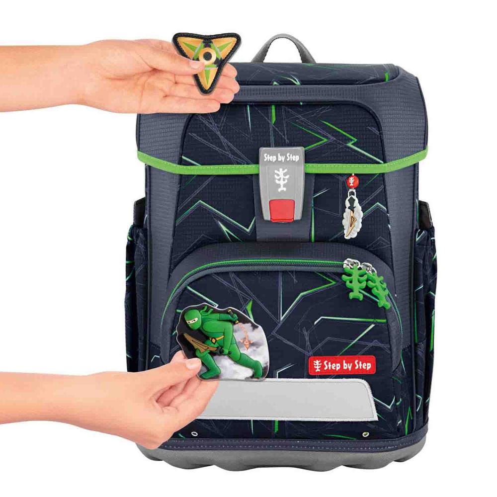 Step by Step Cloud Ninja Kimo Schulranzen Set 5tlg.