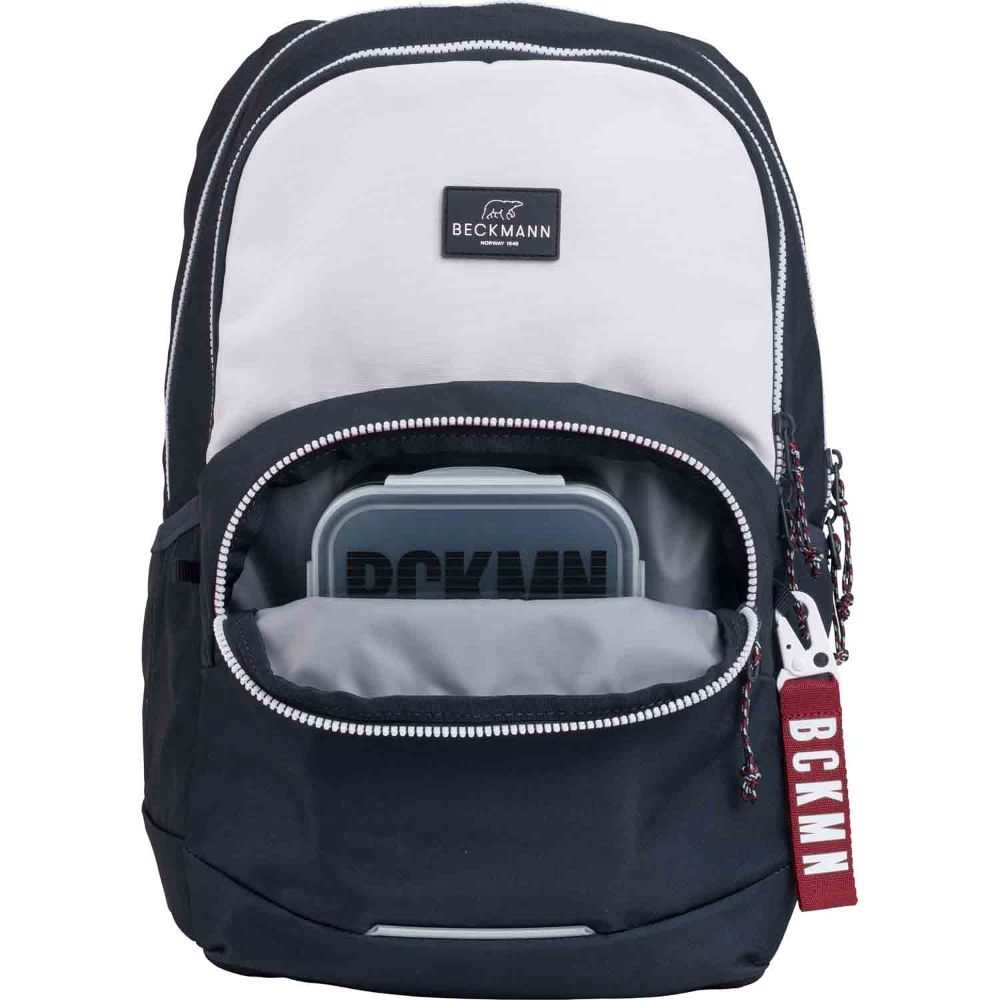 Beckmann Sport Junior 30 Navy White Schulrucksack