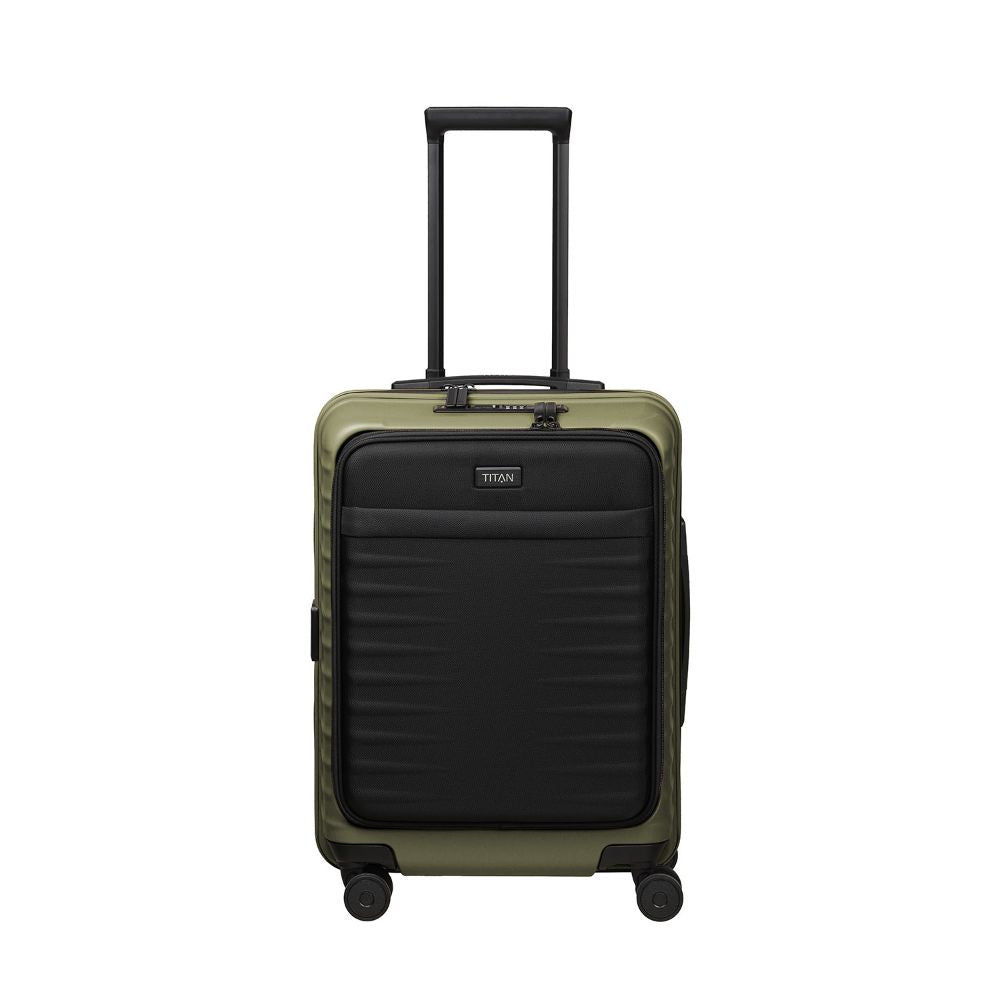 Titan Upgrade 4-Rollen Trolley S mit Vortasche 55 cm Forest