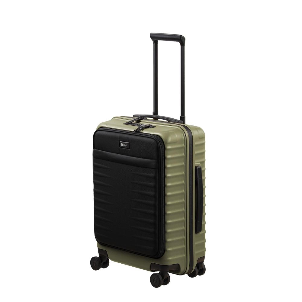 Titan Upgrade 4-Rollen Trolley S mit Vortasche 55 cm Forest