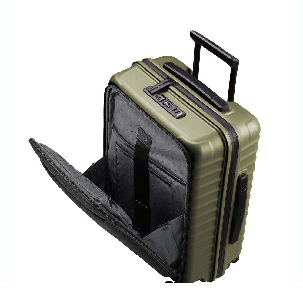 Titan Upgrade 4-Rollen Trolley S mit Vortasche 55 cm Forest