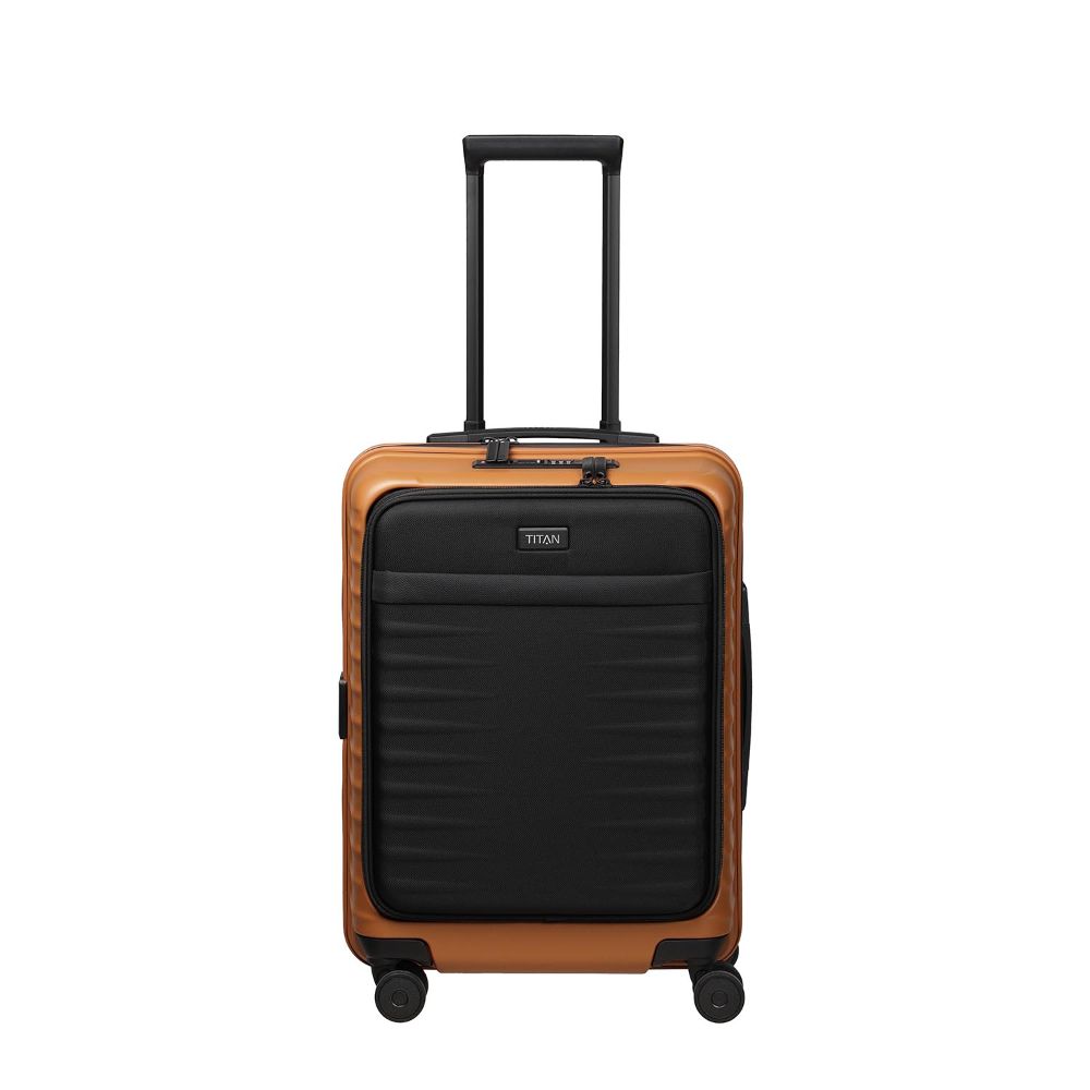 Titan Upgrade 4-Rollen Trolley S mit Vortasche 55 cm Canyon Bronze