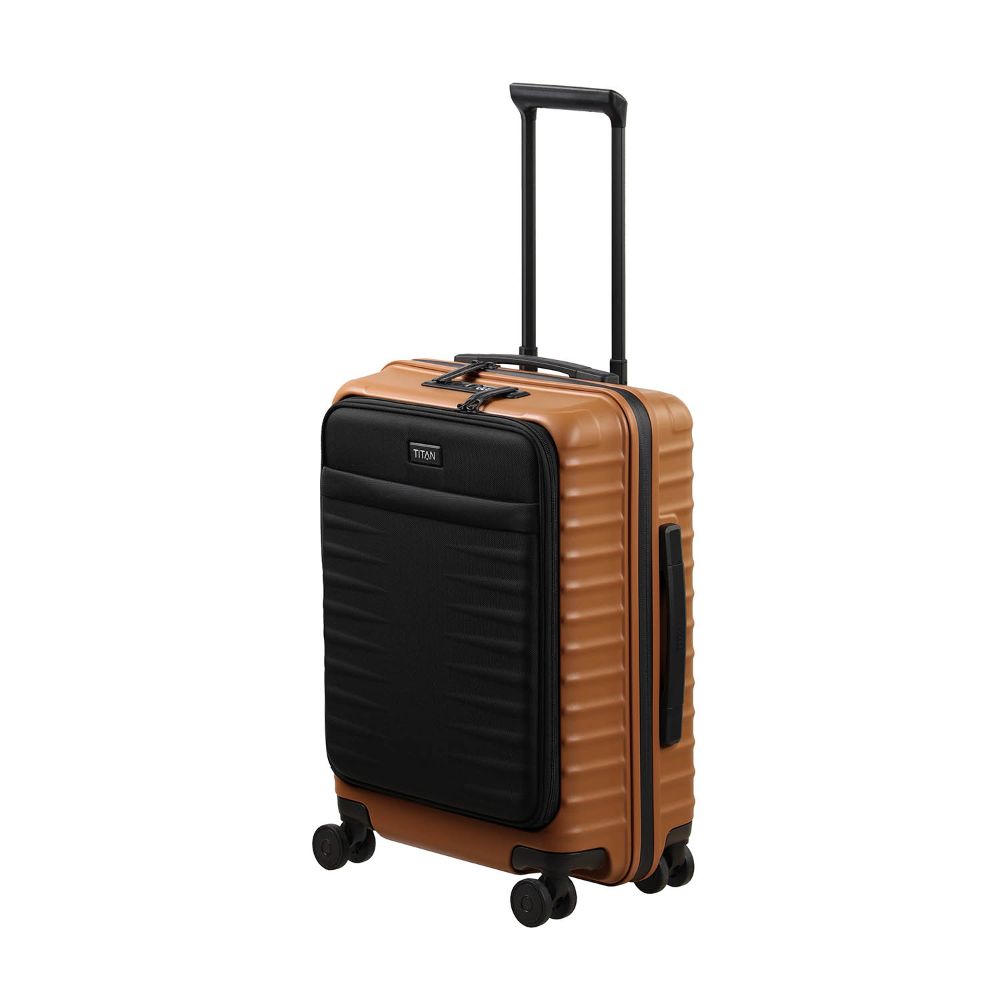 Titan Upgrade 4-Rollen Trolley S mit Vortasche 55 cm Canyon Bronze