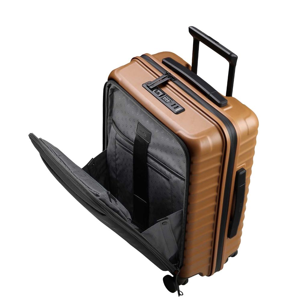 Titan Upgrade 4-Rollen Trolley S mit Vortasche 55 cm Canyon Bronze