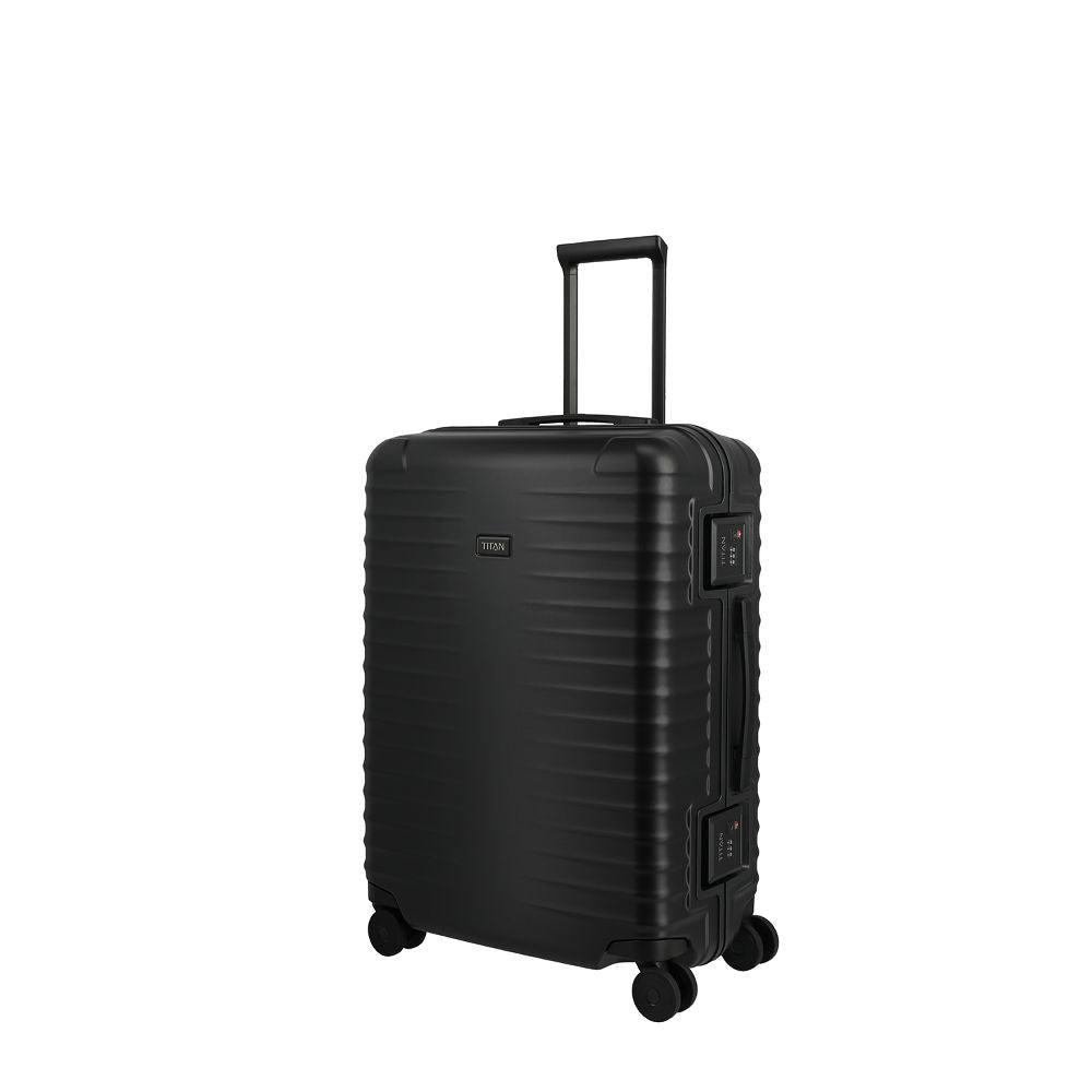 Titan Overseas Nightshade Black 4 Doppelrollen Trolley M 69 cm