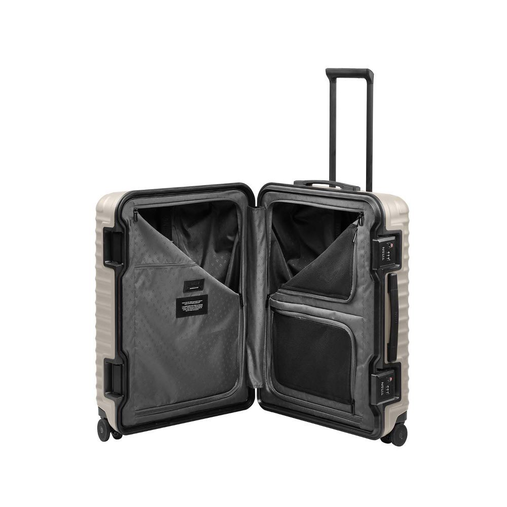 Titan Overseas Moonstone Grey Trolley M+ 69 cm