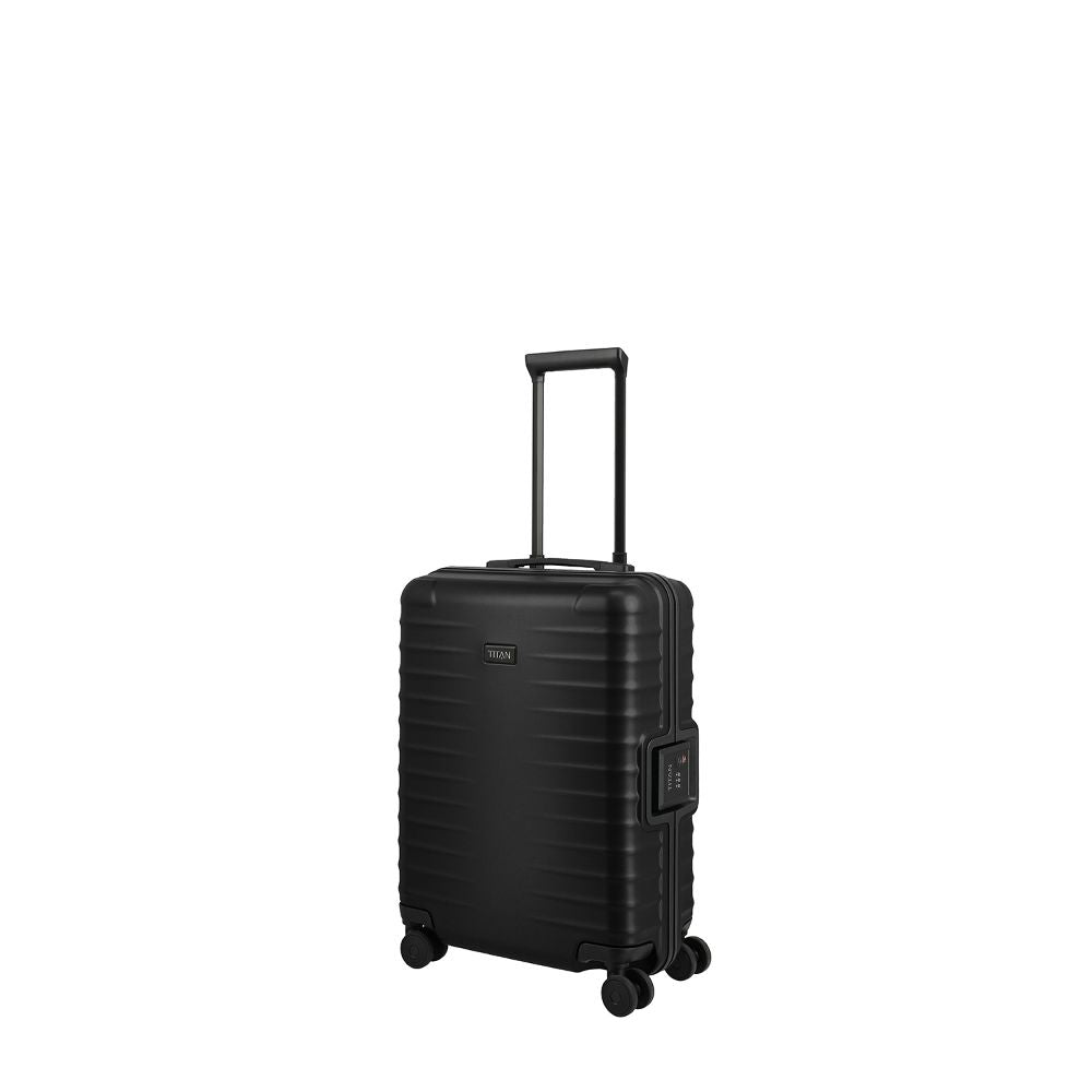 Titan Overseas Nightshade Black 4 Doppelrollen Trolley S20 55 cm