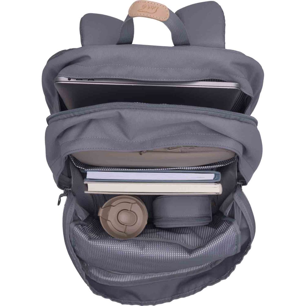 Beckmann City Max Warm Grey Schulrucksack
