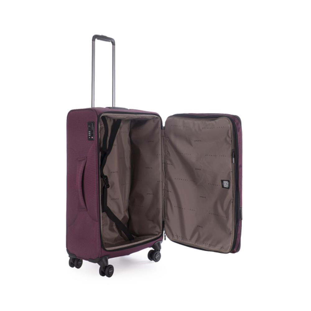 Stratic Bendigo Light + Aubergine 4-Rollen Trolley M 65cm
