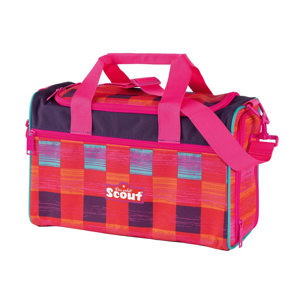 Scout Alpha Pink Rainbow Schulrucksack Set 4tlg.