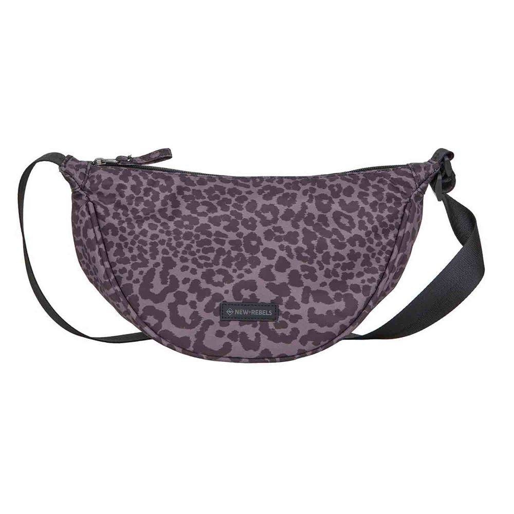 New Rebels Stay Wild Moonbag Leopard Black