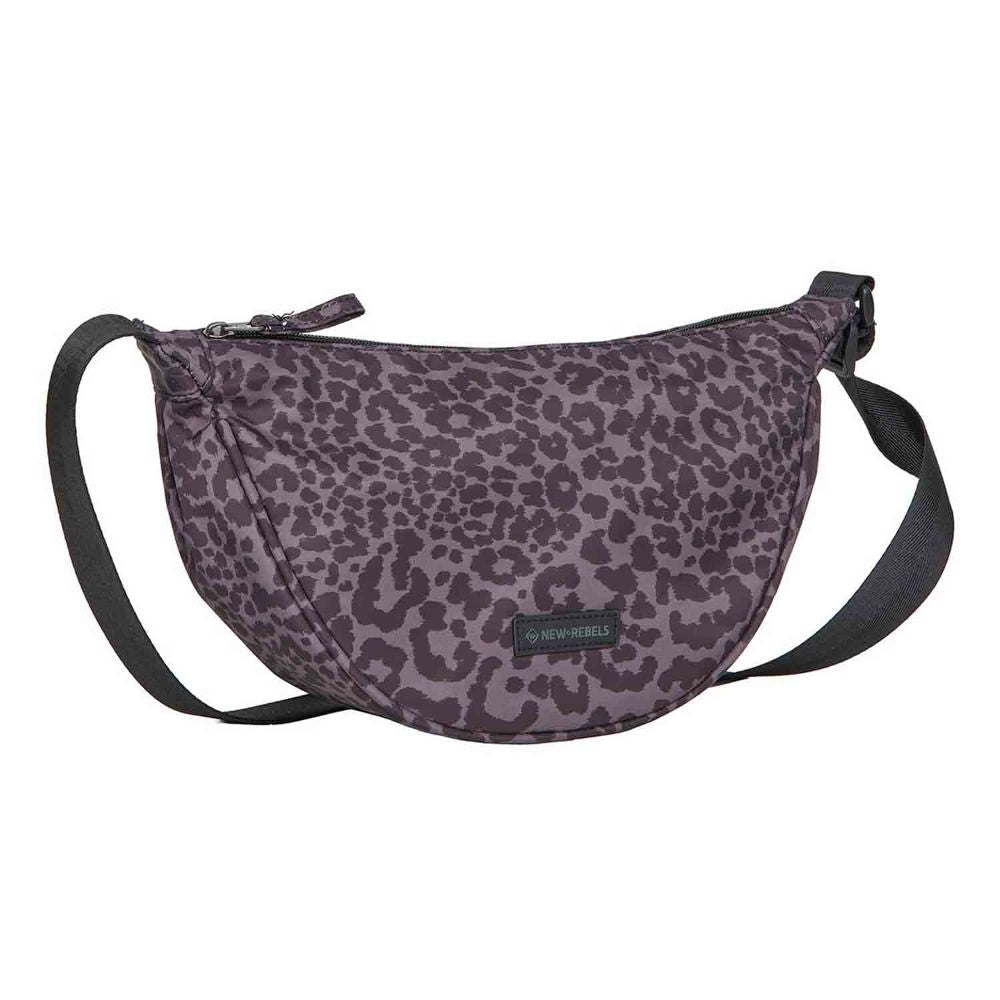New Rebels Stay Wild Moonbag Leopard Black