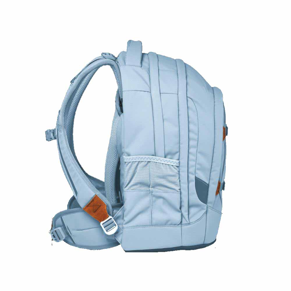 Satch Pack Nordic Ice Blue Pencil Slider Light Edition Schulrucksack Set 3tlg.