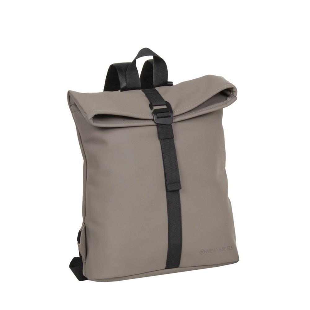 New Rebels Mart Los Angeles Taupe Mini Rolltop Rucksack