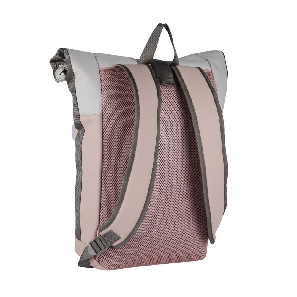 New Rebels Backham New York Old Pink Rolltop Rucksack