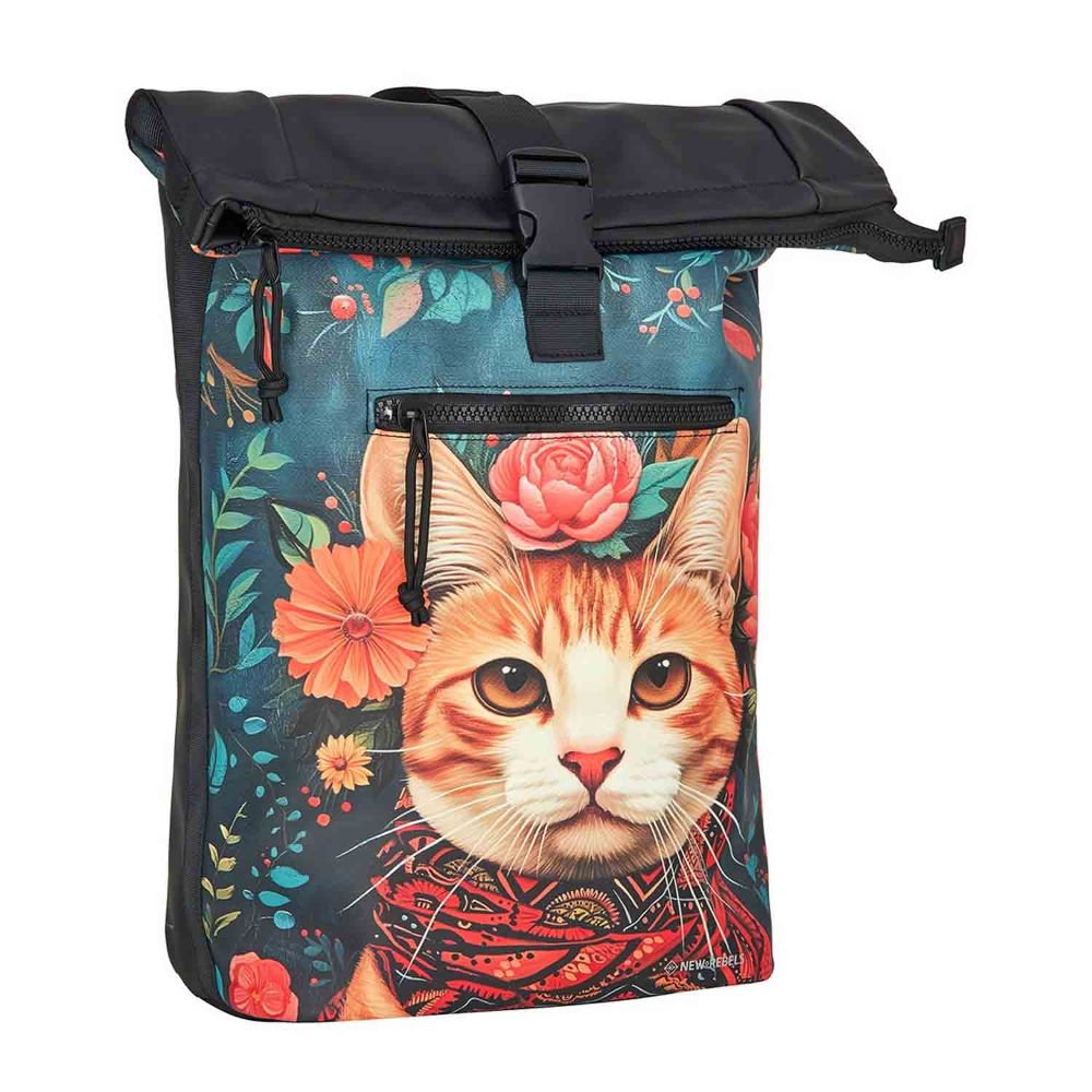 New Rebels Mart Art New York Catface Rolltop Rucksack