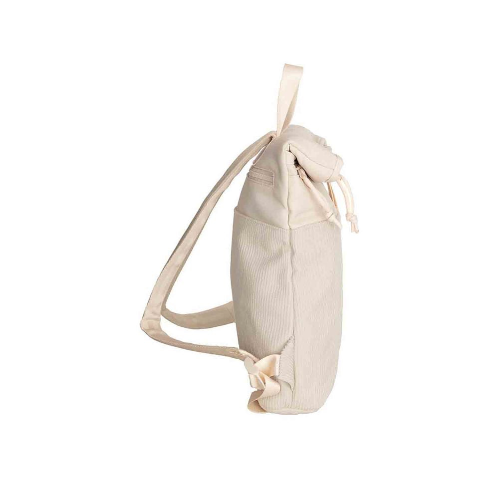 New Rebels Ribbi Los Angeles Beige Rolltop Rucksack Mini