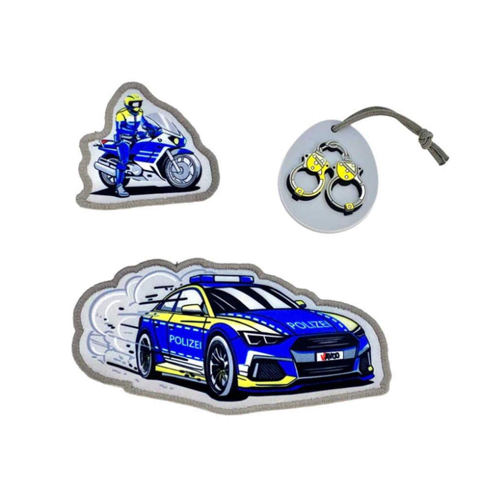 Vavoo Magnet Sticker Polizei Set 3tlg.