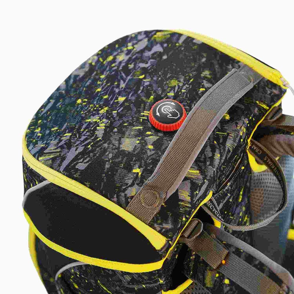 Vavoo Quin Pro Yellow Gravel Ninja Schulranzen Set 7tlg.