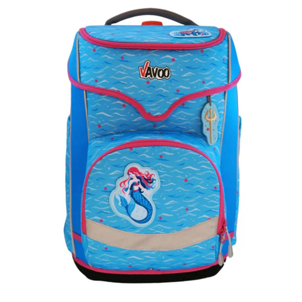 Vavoo Quin Pro Blue Waves Mermaid Schulranzen Set 7tlg.