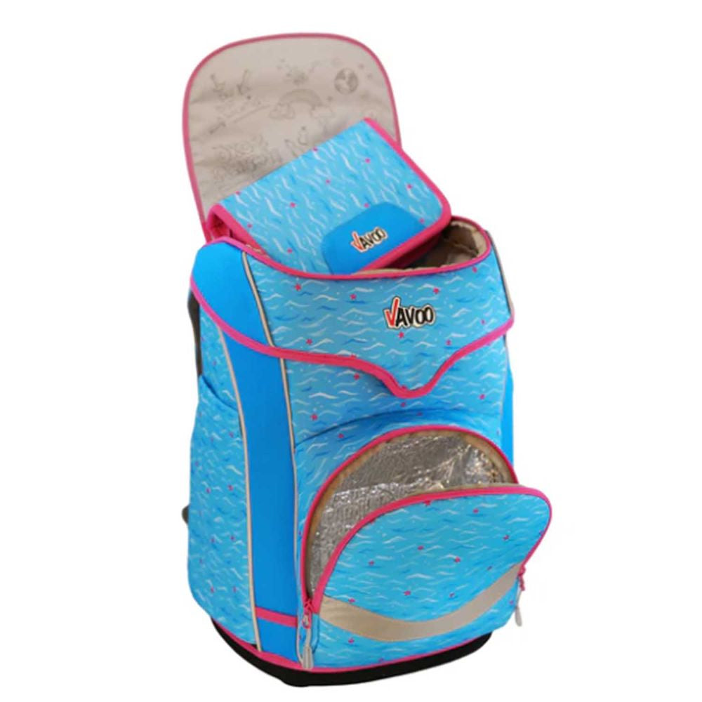Vavoo Quin Pro Blue Waves Mermaid Schulranzen Set 7tlg.