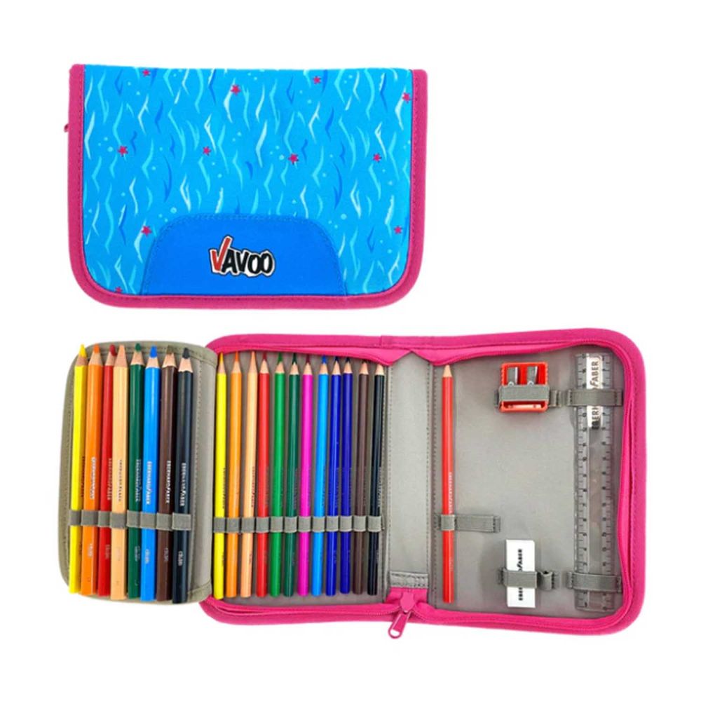 Vavoo Quin Pro Blue Waves Mermaid Schulranzen Set 7tlg.