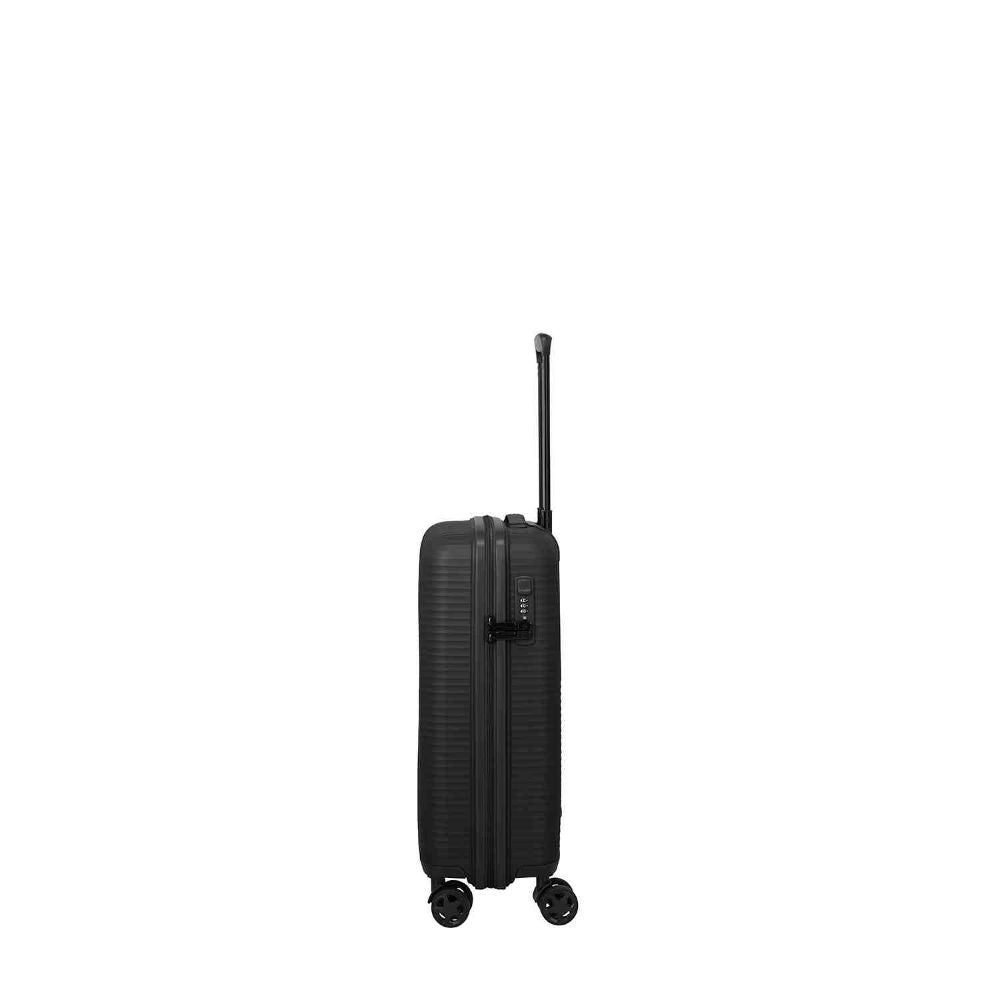Travelite Air Stripe Schwarz 4-Doppelrollen Trolley S 55cm