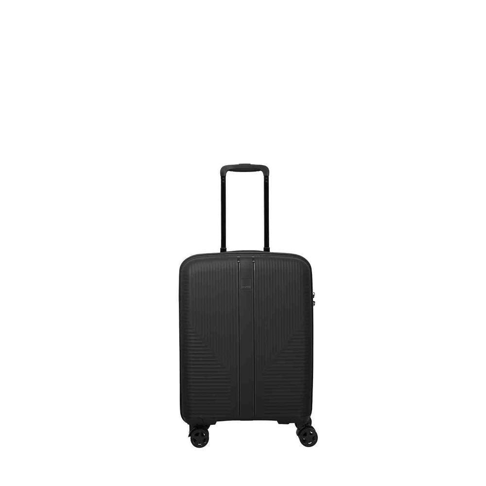 Travelite Air Stripe Schwarz 4-Doppelrollen Trolley S 55cm