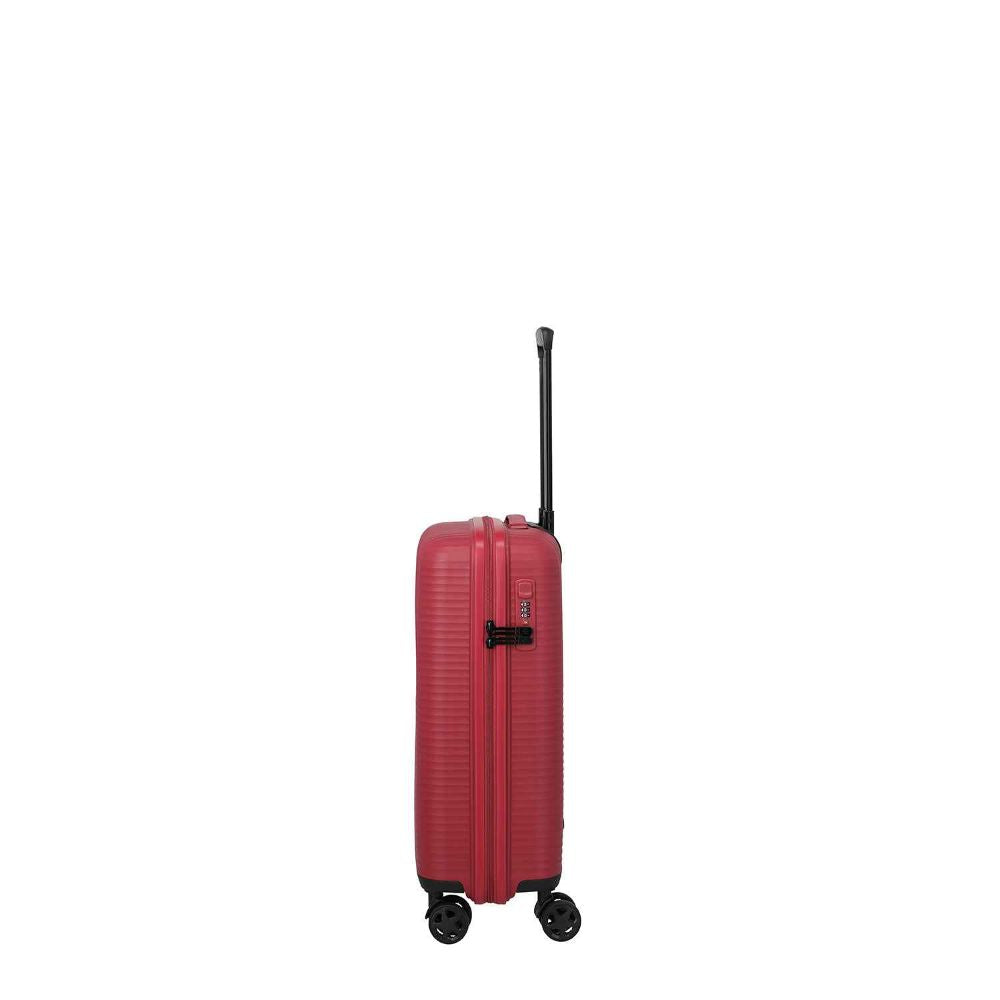 Travelite Air Stripe Rot 4-Doppelrollen Trolley S 55cm