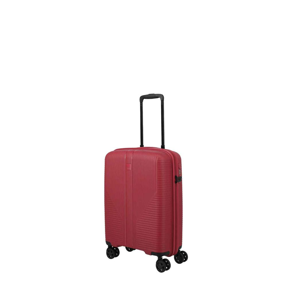 Travelite Air Stripe Rot 4-Doppelrollen Trolley S 55cm